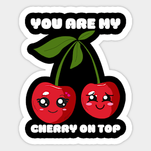 Cherry on top cute kawaii Sticker